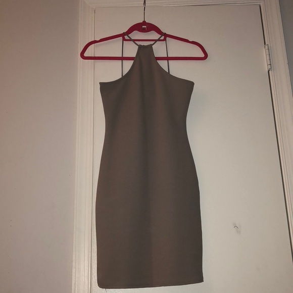 Racer Neck Bodycon Dress - Picture 5 of 8